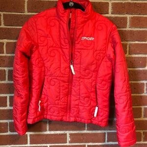 Red xs Spyder winter coat